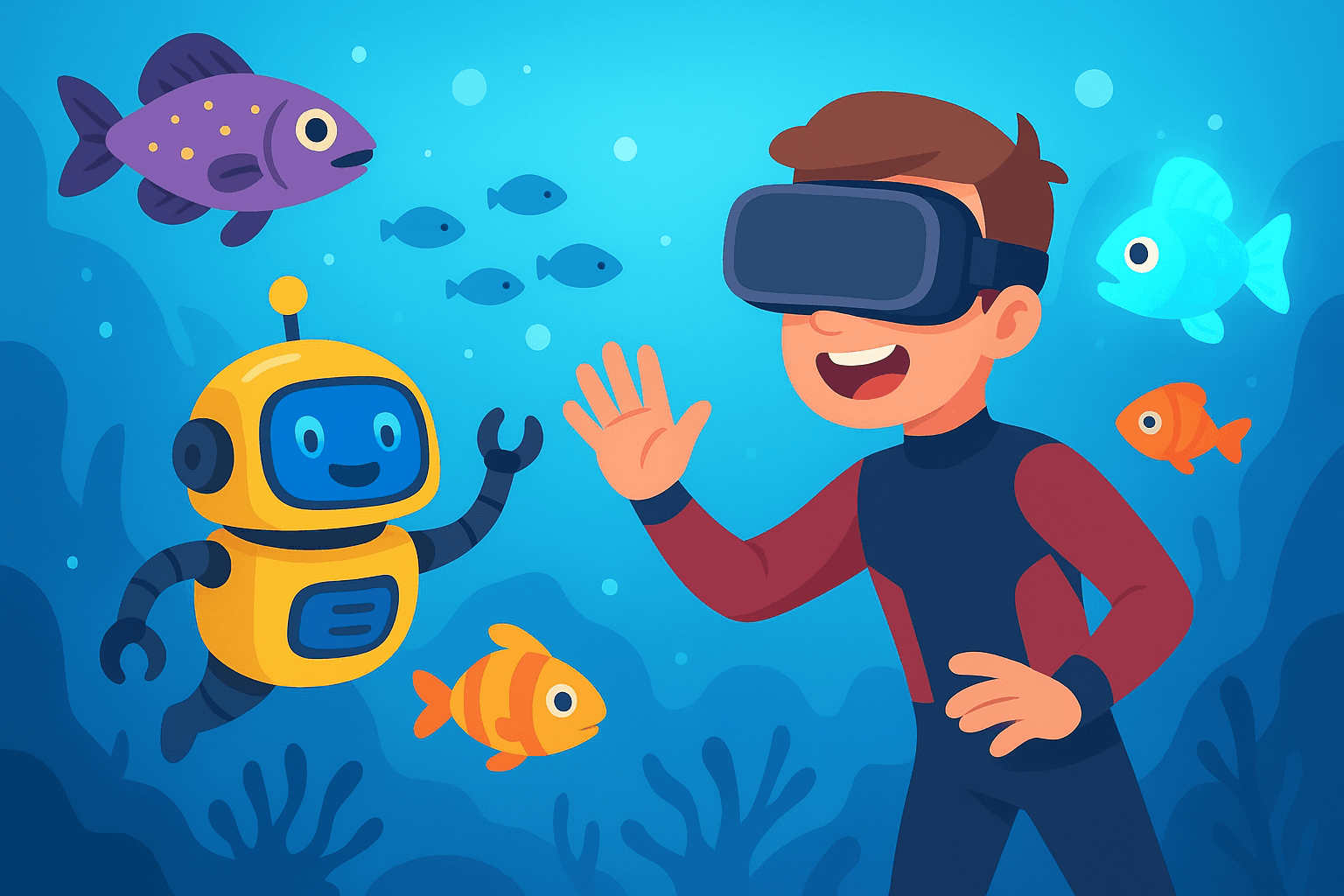 Yapay Zeka Araçlarını Keşfetme ve Deniz Altı Hikayesinden İlham Alma